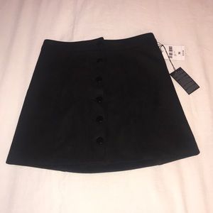 black suede skirt- forever 21
